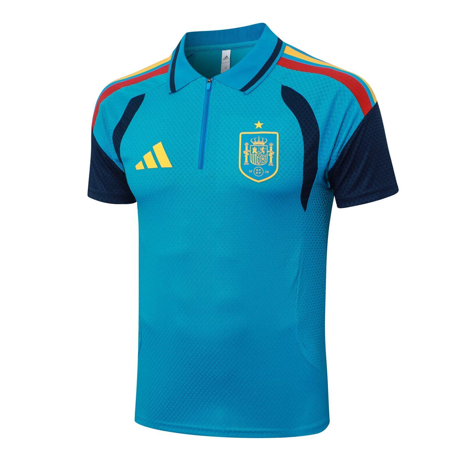 AAA Quality Spain 26/27 Blue Polo Shirts(Player)